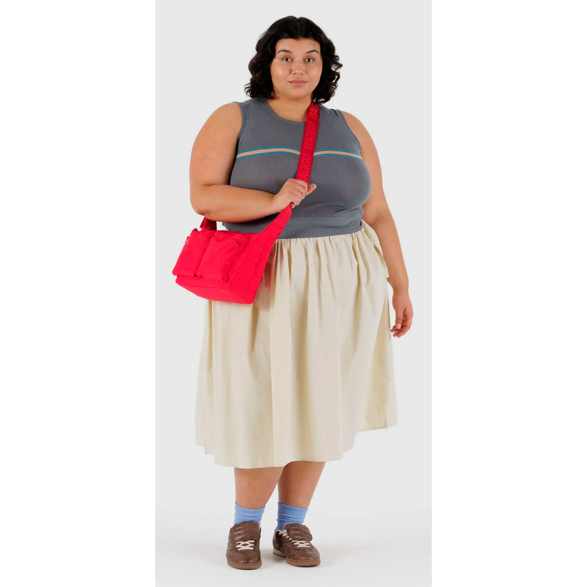 Bolso Cargo Grande Baggu - Candy Apple