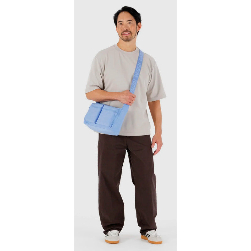 Bolso Cargo Grande Baggu - French Blue