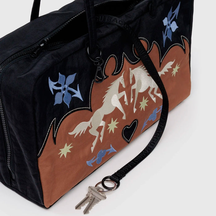Bolso Mediano Bowler Baggu - Western Appliqué