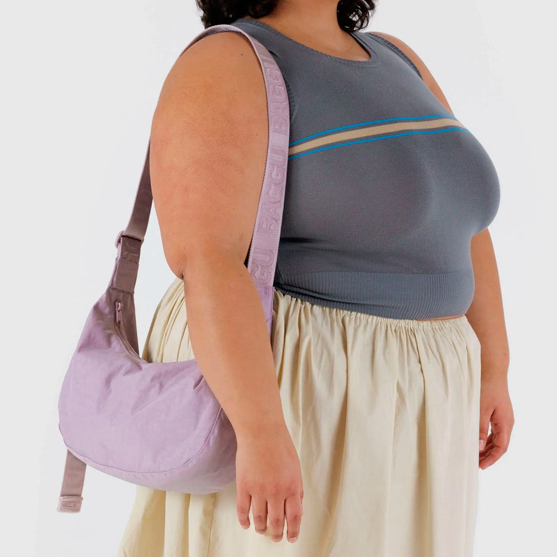 Bolso media luna Baggu - Dusty Pink
