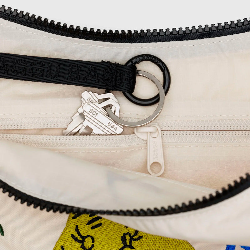 Bolso media luna Baggu - Embroidered Painted Prairie