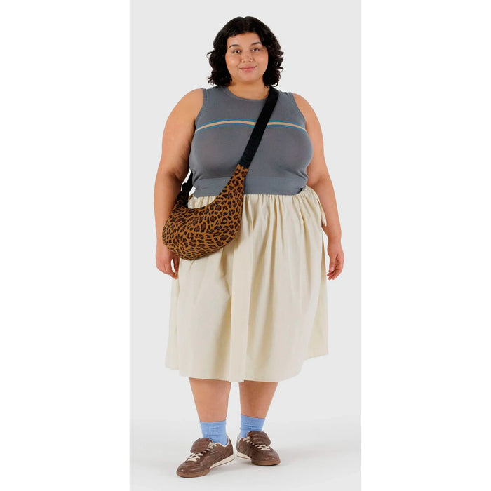 Bolso media luna Baggu - Leopard