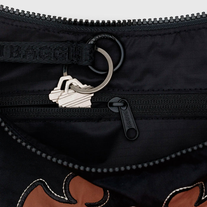 Bolso media luna Baggu - Western Appliqué