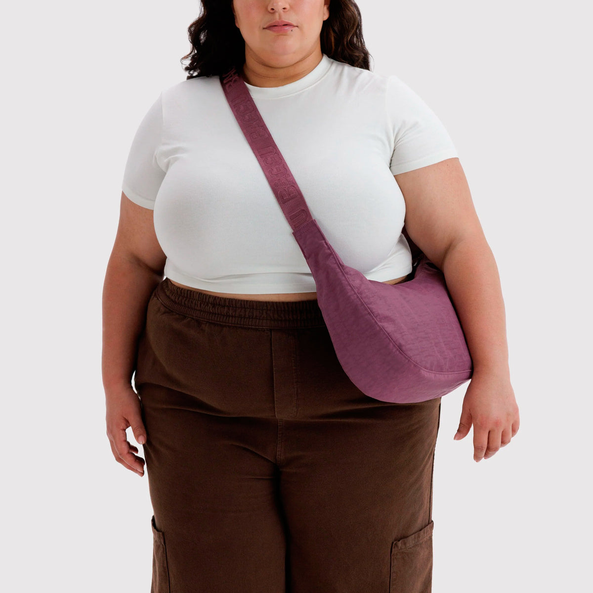 Bolso media luna Baggu - Wild Plum