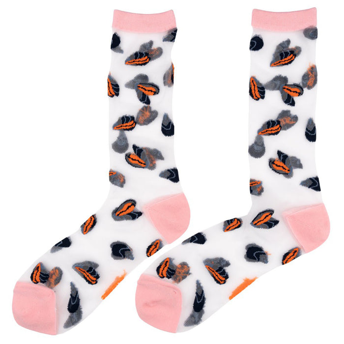 Calcetines transparentes - Mejillón