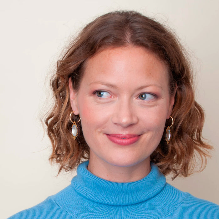 Pendientes de aro Materia Rica - Mini Mirror