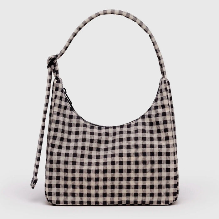 Bolso Mini Baggu - Black & White Gingham