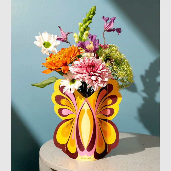 Jarrón Mini de papel Octaevo - Butterfly 🦋