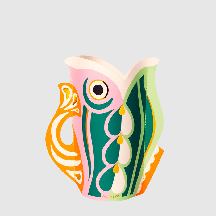 Jarrón Mini de papel Octaevo - Fish 🐠