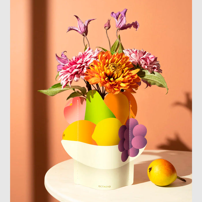 Jarrón Mini de papel Octaevo - Fruit Bowl 🍐🍋🍇