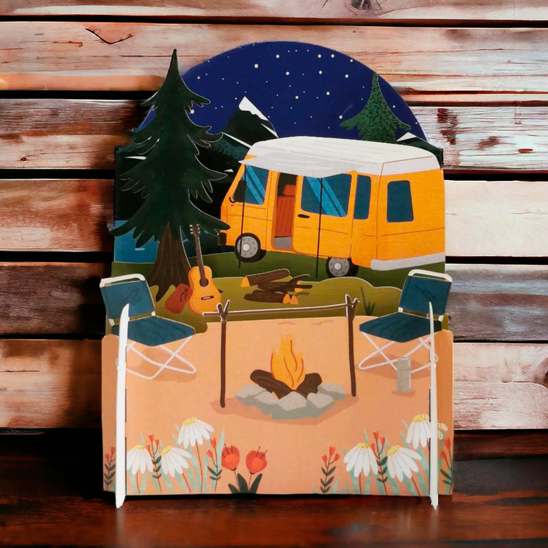 Postal 3D - Miniature World Acampada 🌲