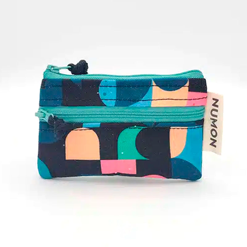 Monedero Numon - Doble Black Geo