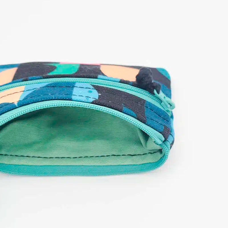 Monedero Numon - Doble Black Geo