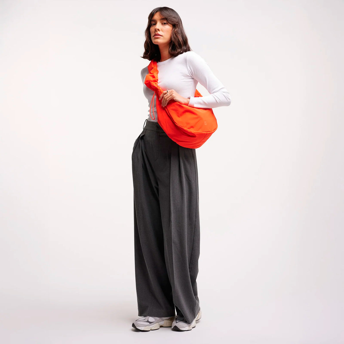 Bolso Got Bag - Moon Bag Ruffle Hot Coral