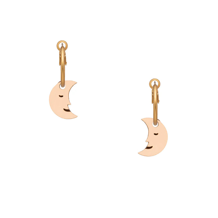 Pendientes de aro Materia Rica - Moon 🌛