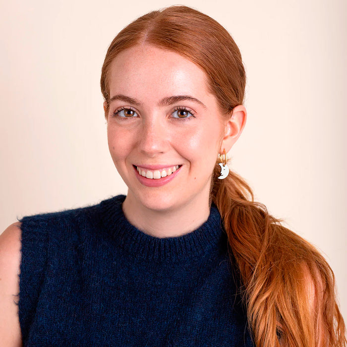 Pendientes de aro Materia Rica - Moon 🌛