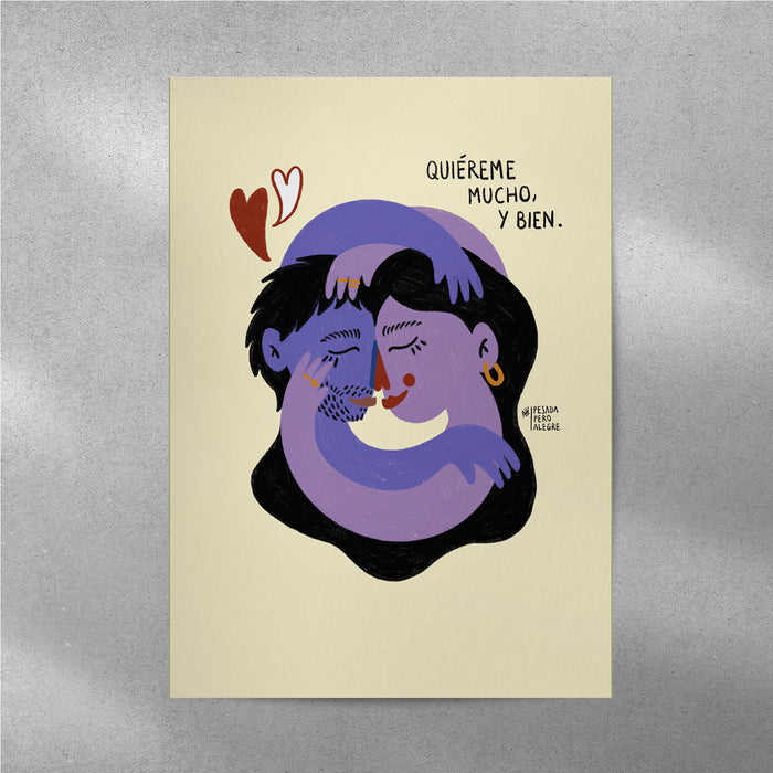 Print de Pesadaperoalegre A4 - "Mucho y bien"