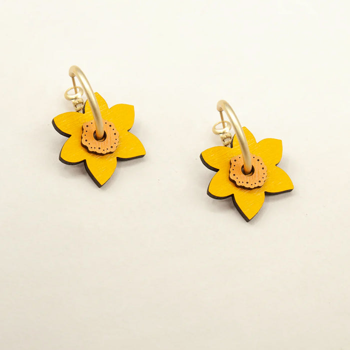 Pendientes de aro Materia Rica - Narcissus