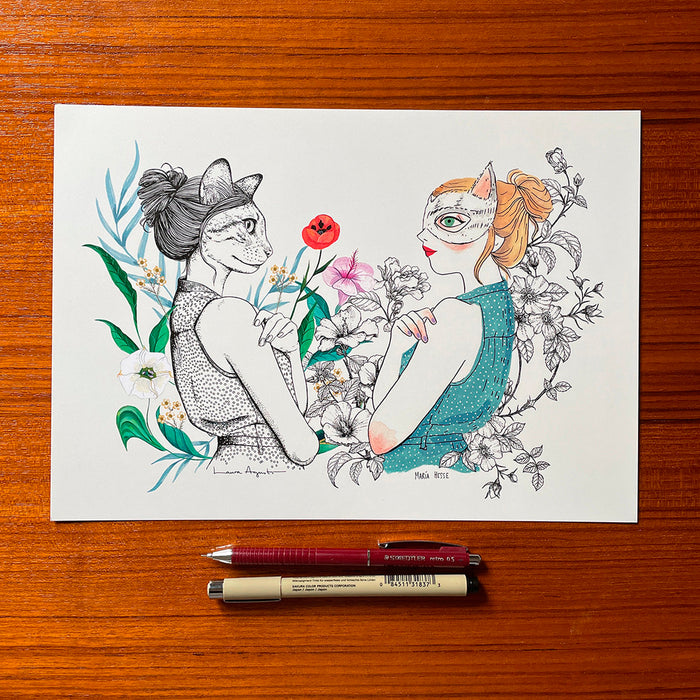 Print de Laura Agustí y María Hesse A4 - "Nature"