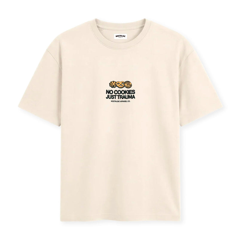 Camiseta Nostalgic Apparel - "No Cookies, Just Trauma" 🥨🍪