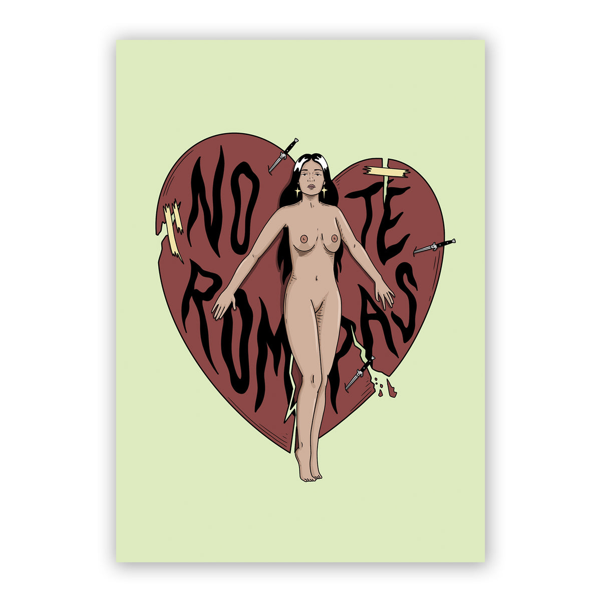 Print de Sofía Ozcoz A5 - "No te rompas"