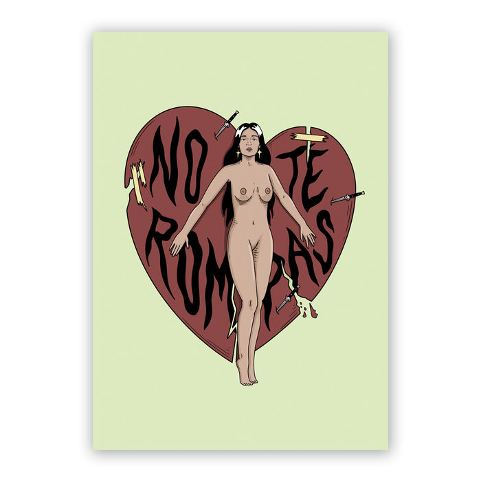 Print de Sofía Ozcoz A5 - "No te rompas"