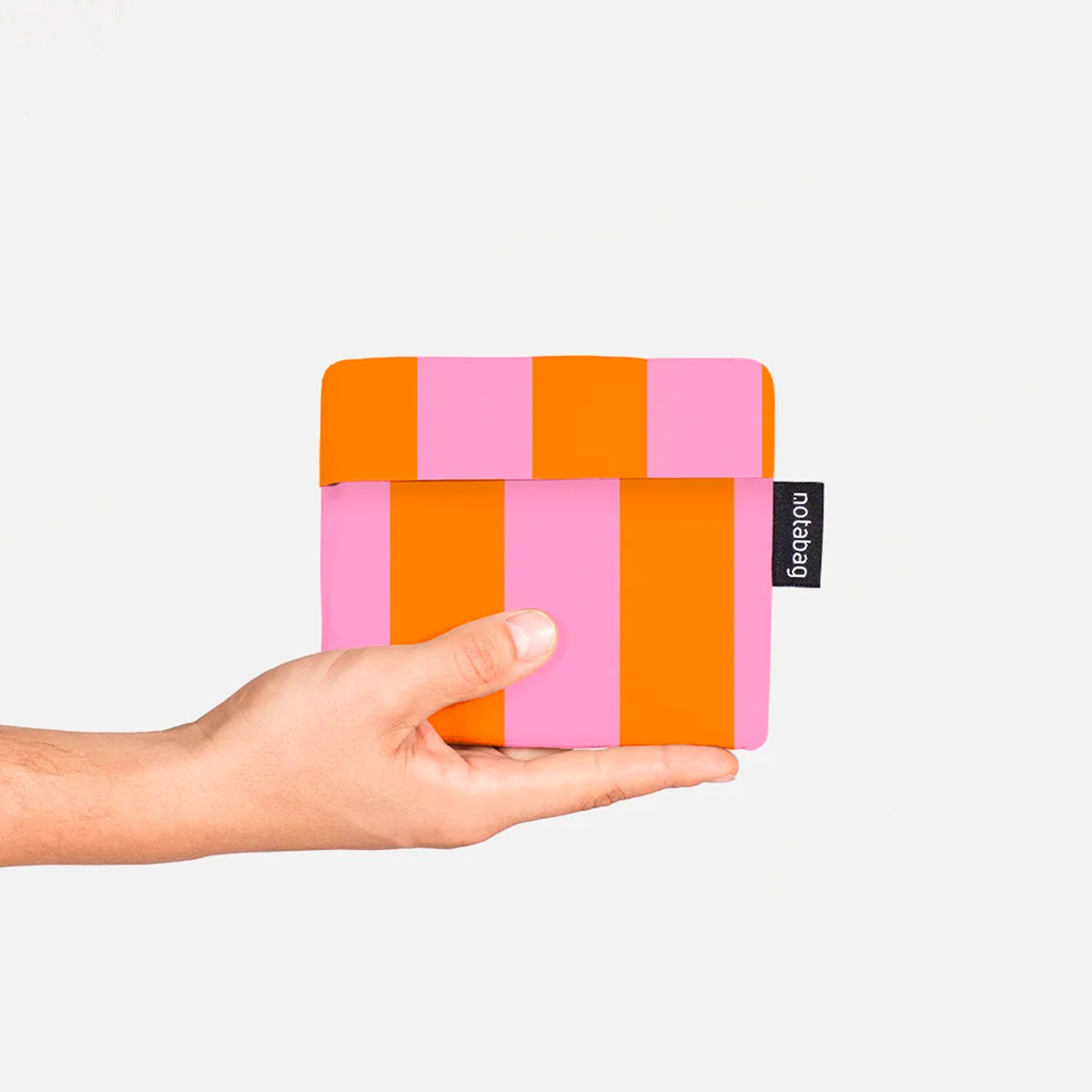 Tote bag/Mochila - Orange/Pink Stripes