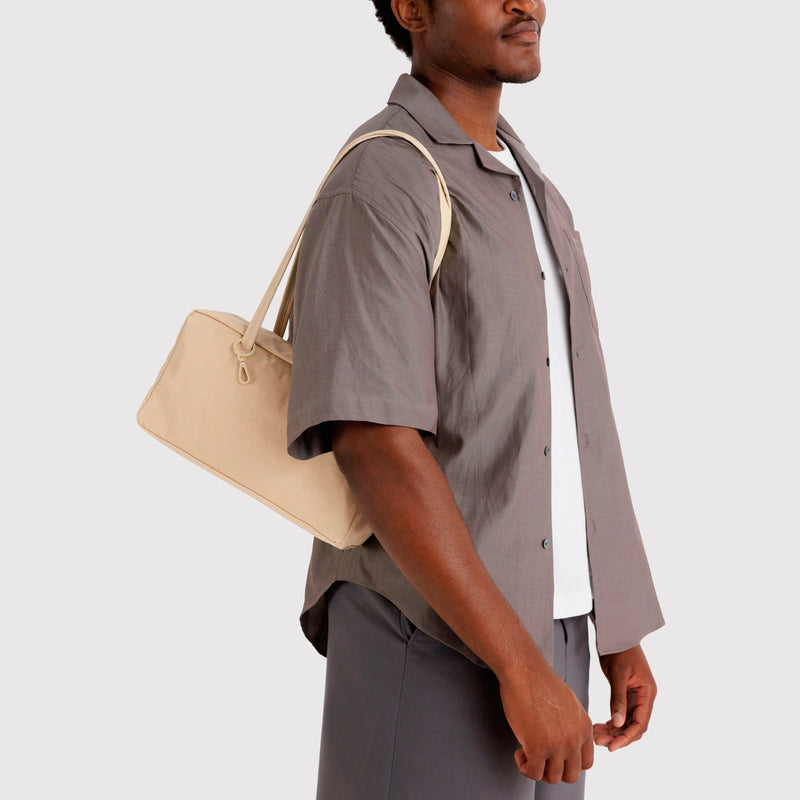 Bolso Bowler Baggu - Custard