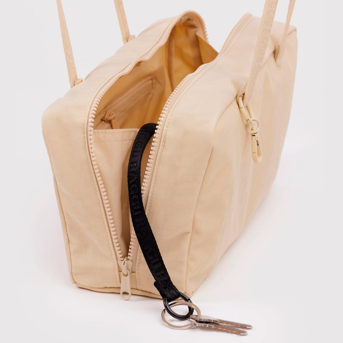 Bolso Bowler Baggu - Custard