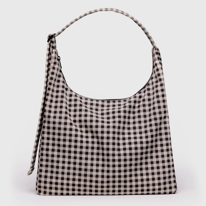 Bolso Baggu - Black & White Gingham