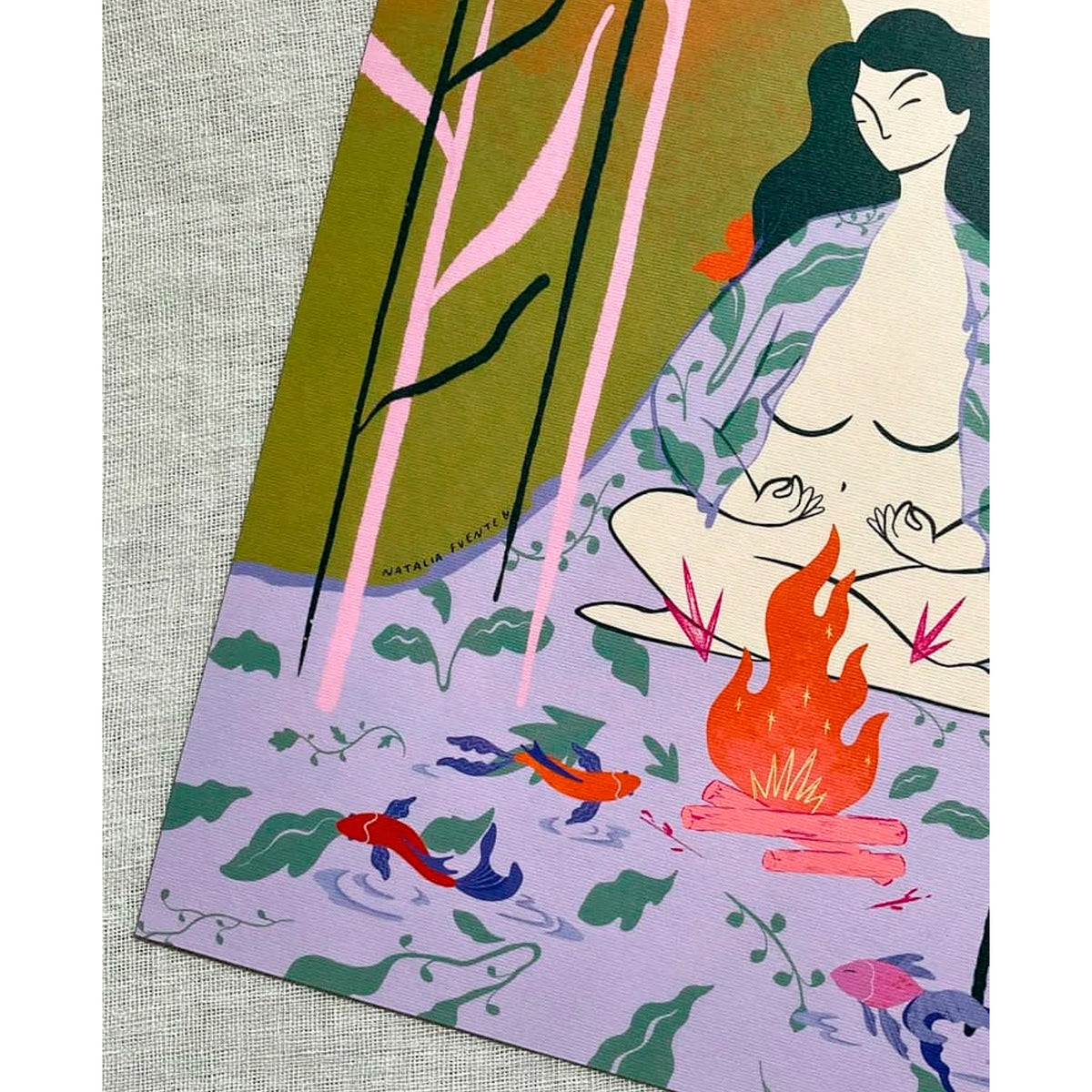 Print de Natalia Fuente A3 - Pachamama