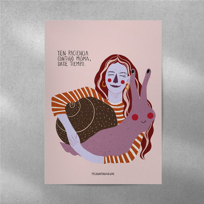 Print de Pesadaperoalegre A4 - "Paciencia"