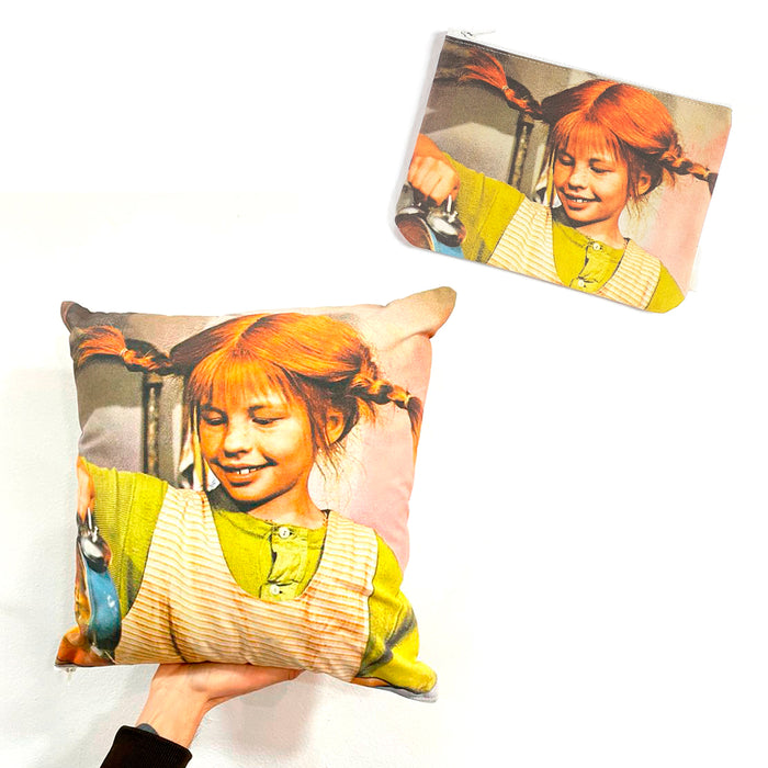 Pack - Estuche/Neceser + Cojín Pippi Långstrump