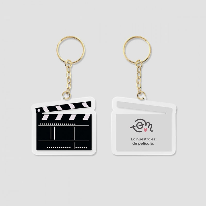 Pack llaveros - "Lo nuestro es de película" 🎬🍿