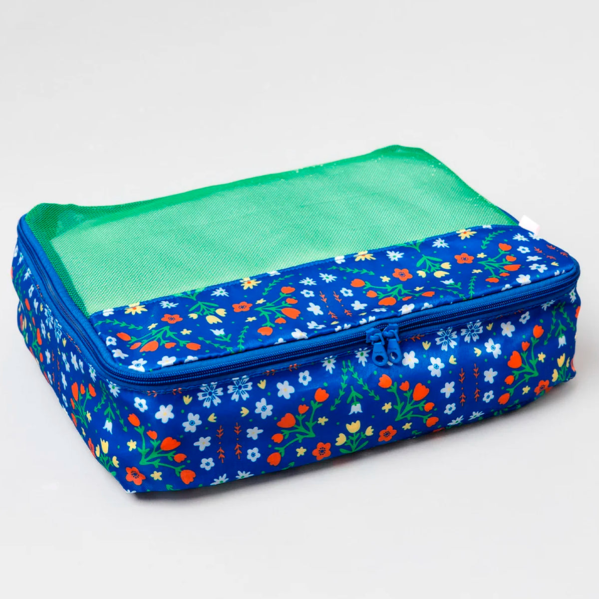 Bolsitas con cremallera - Blue Scandinavian Floral