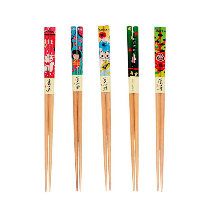 Set palillos de madera - Japanese heritage