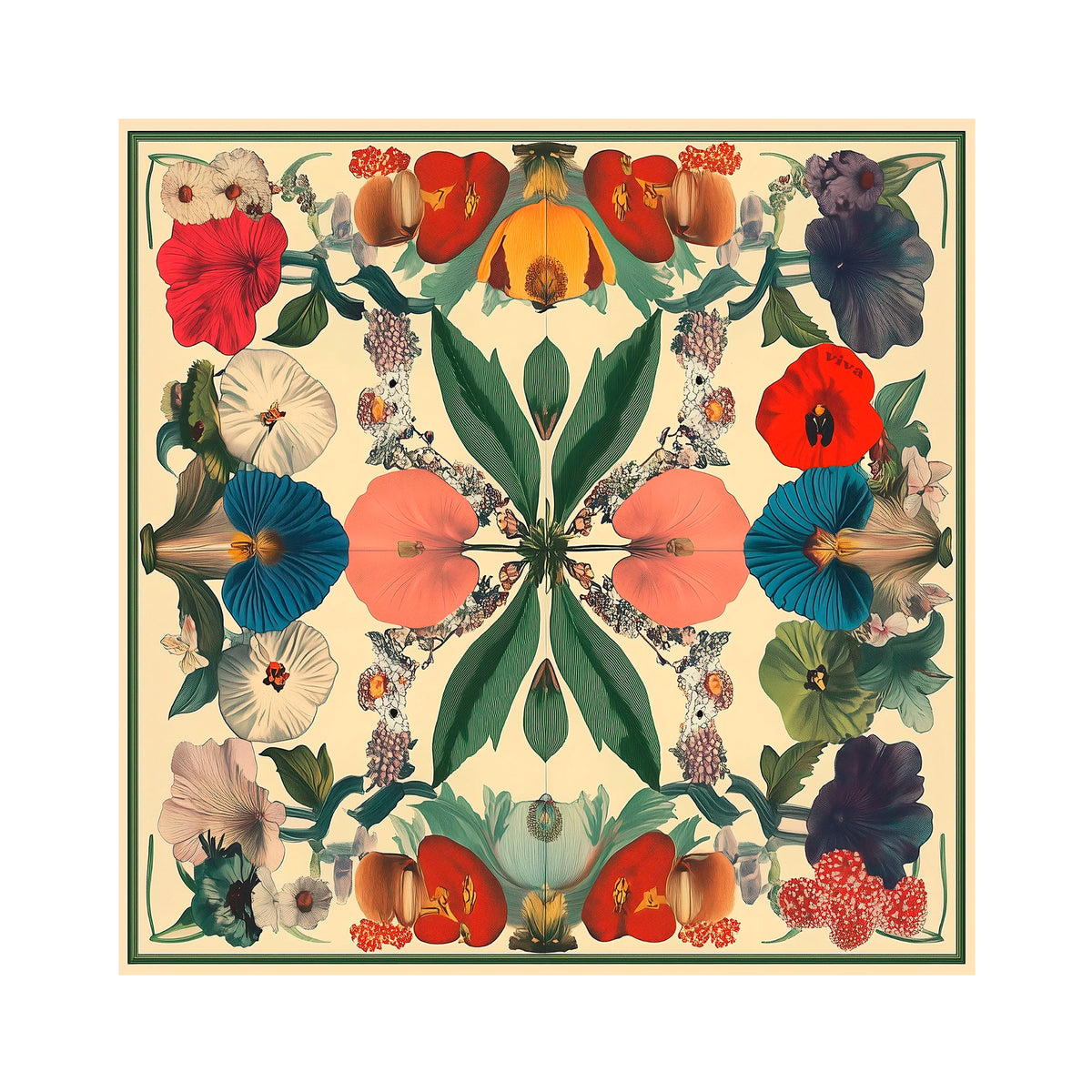 Pañuelo - Flores Caleidoscopio 💐