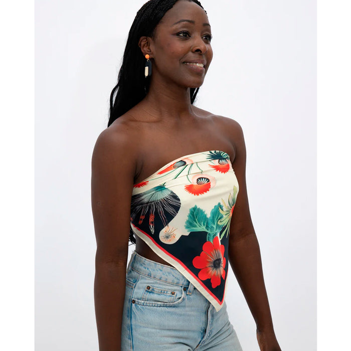 Pañuelo - Flores Espejo 💐