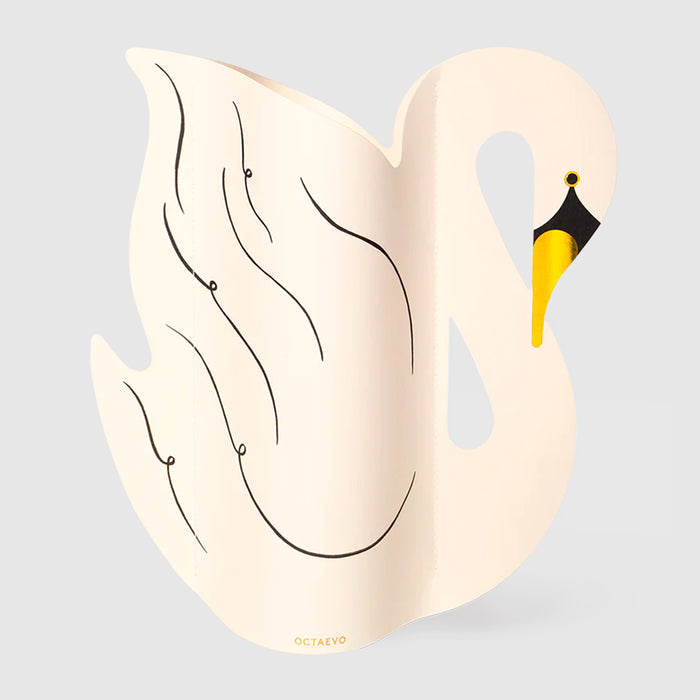 Jarrón de papel Octaevo - Swan 🦢