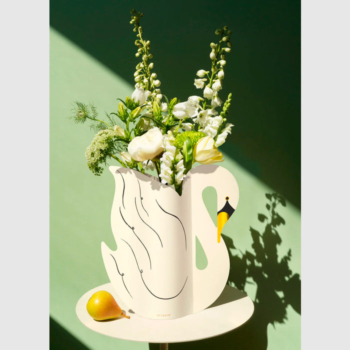 Jarrón de papel Octaevo - Swan 🦢