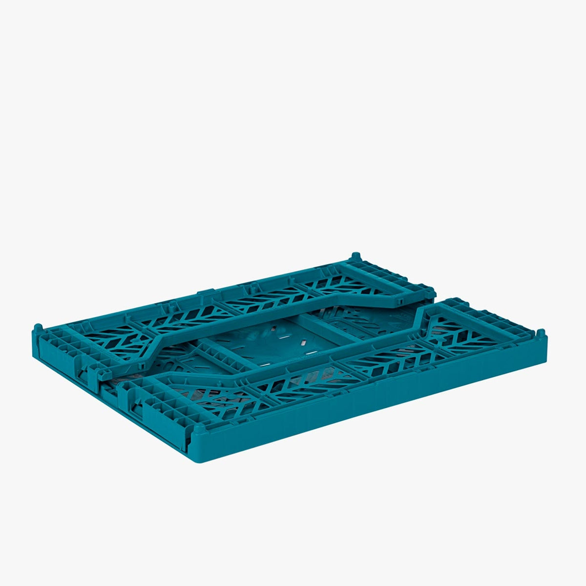 Caja plegable grande - Peacock Green