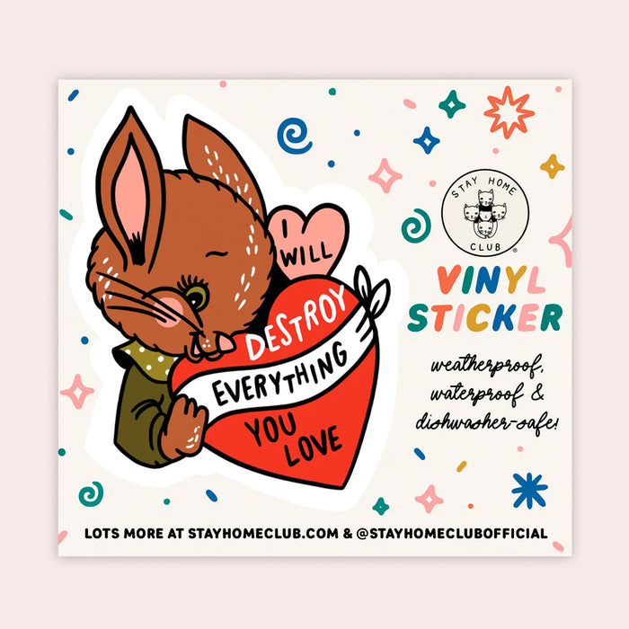Pegatina - Destroy 💗🐰