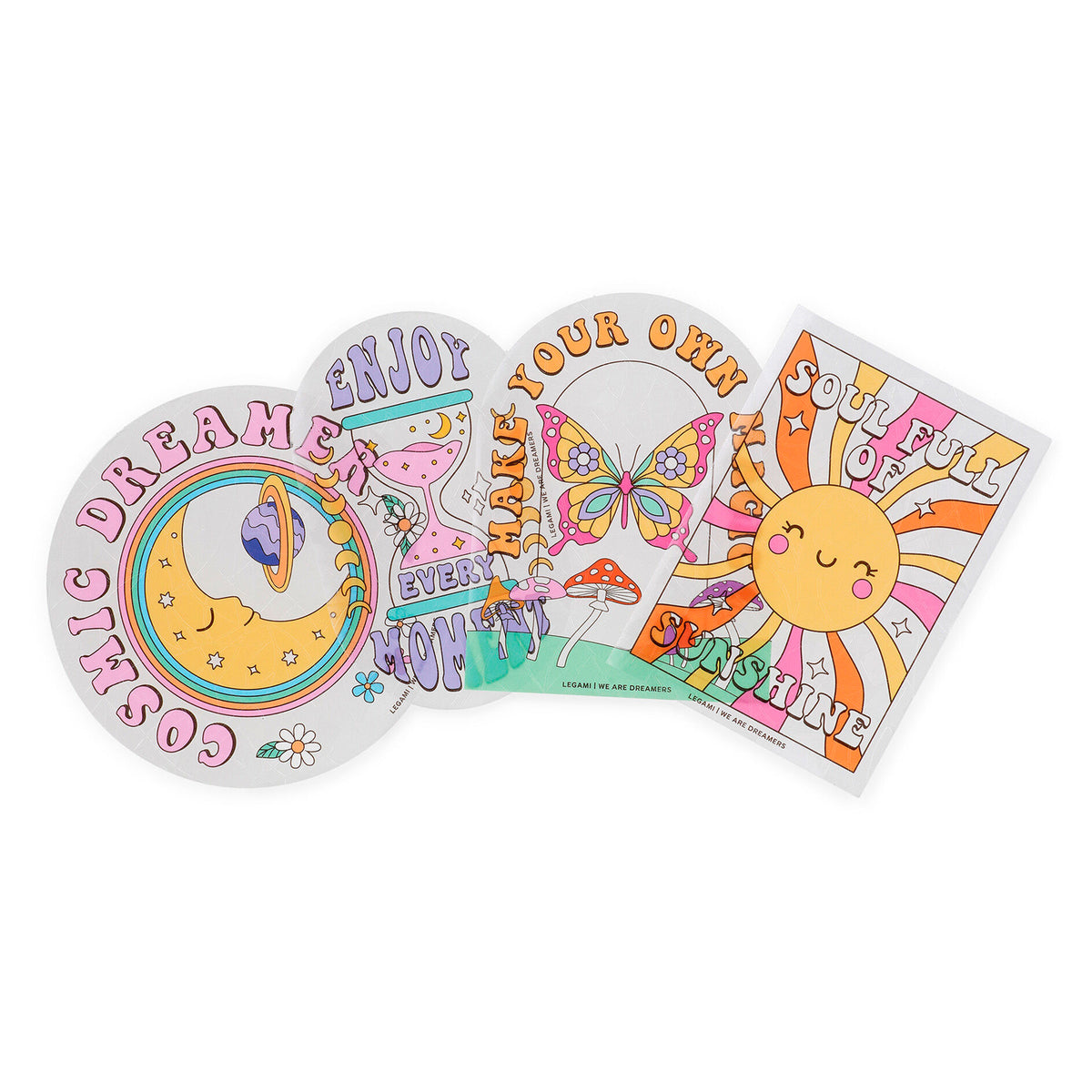 Set 4 Pegatinas Atrapasol - Rainbow Maker 🌞🌈