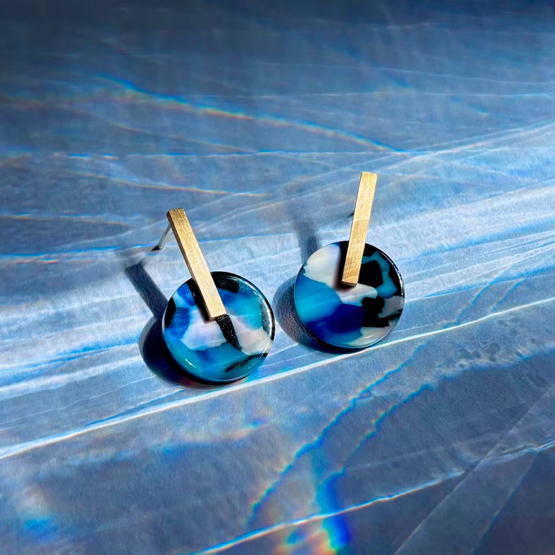 Pendientes Lavs Jewels - Acetate Azure