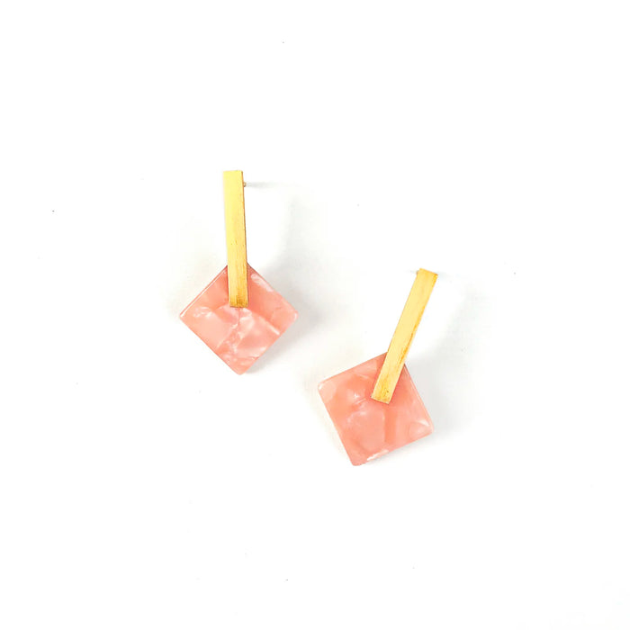 Pendientes Lavs Jewels - Acetate Rose