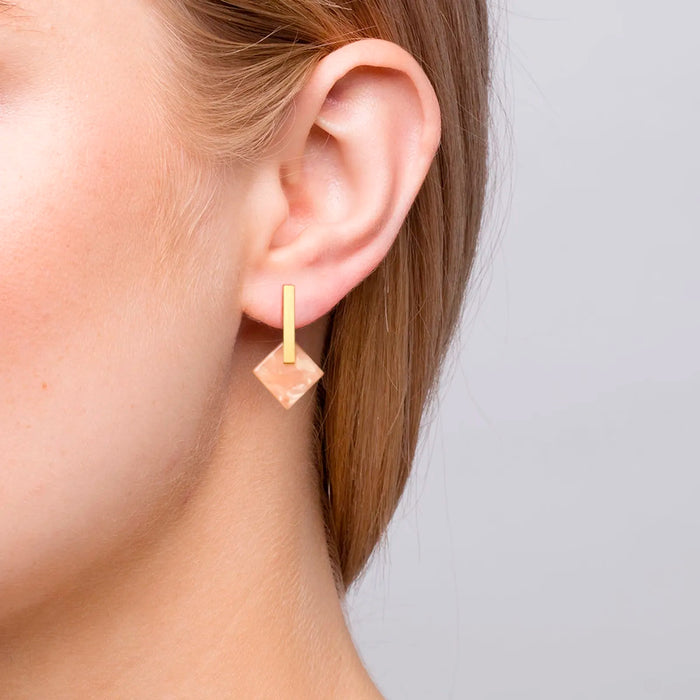 Pendientes Lavs Jewels - Acetate Rose