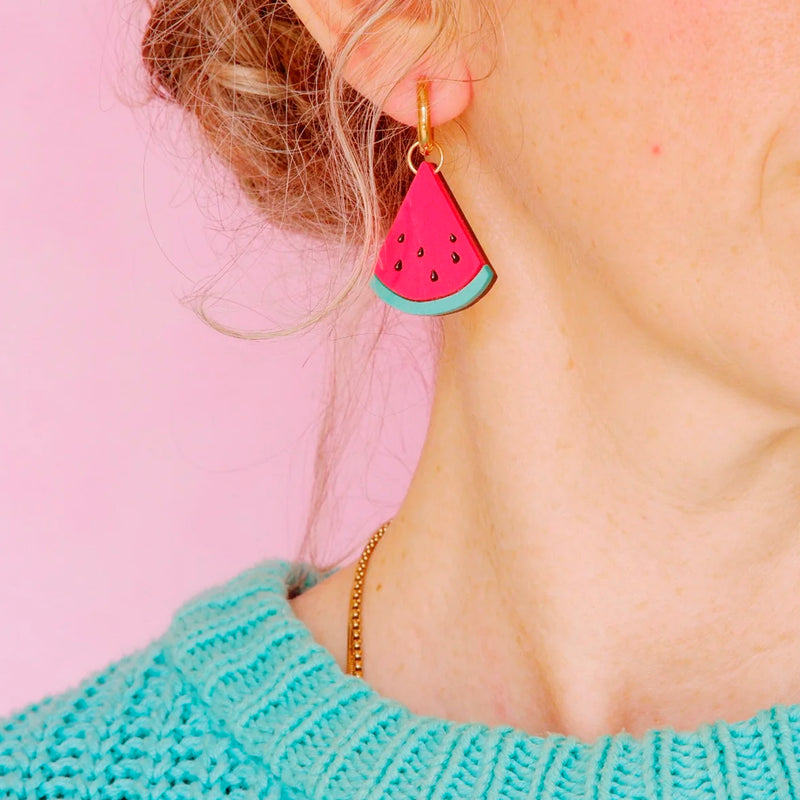 Pendientes - Aros Sandía 🍉