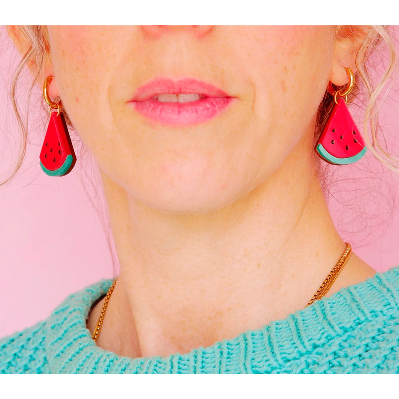 Pendientes - Aros Sandía 🍉