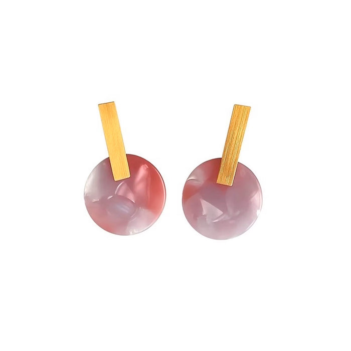 Pendientes Lavs Jewels - Aura White/Pink