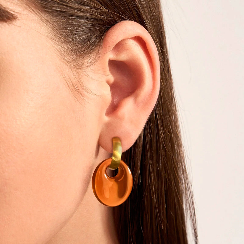 Pendientes Lavs Jewels - Beryl Orange